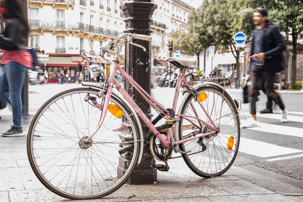 Paris bicycle cycling riding