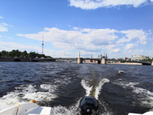 Saint-Petersburg boat