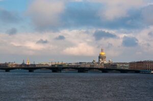 Saint-Petersburg bridges. Isaak cathedral